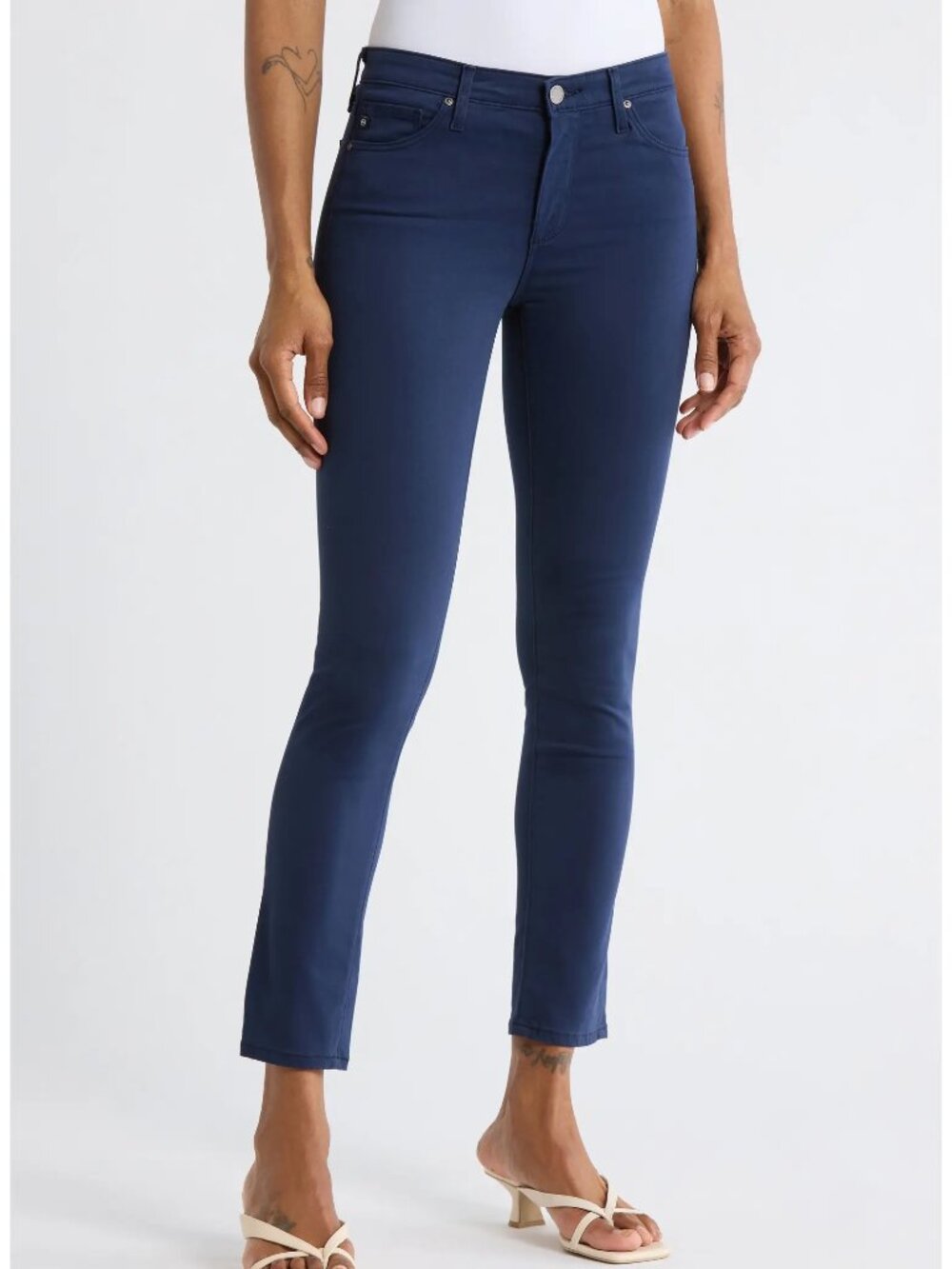 AG Adriano Goldschmied Prima Low Rise Ankle Cigarette Pants Jeans